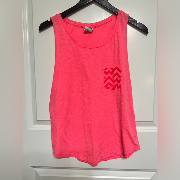 VS PINK loose fit muscle tank with pocket size Small - Picture 1 of 9